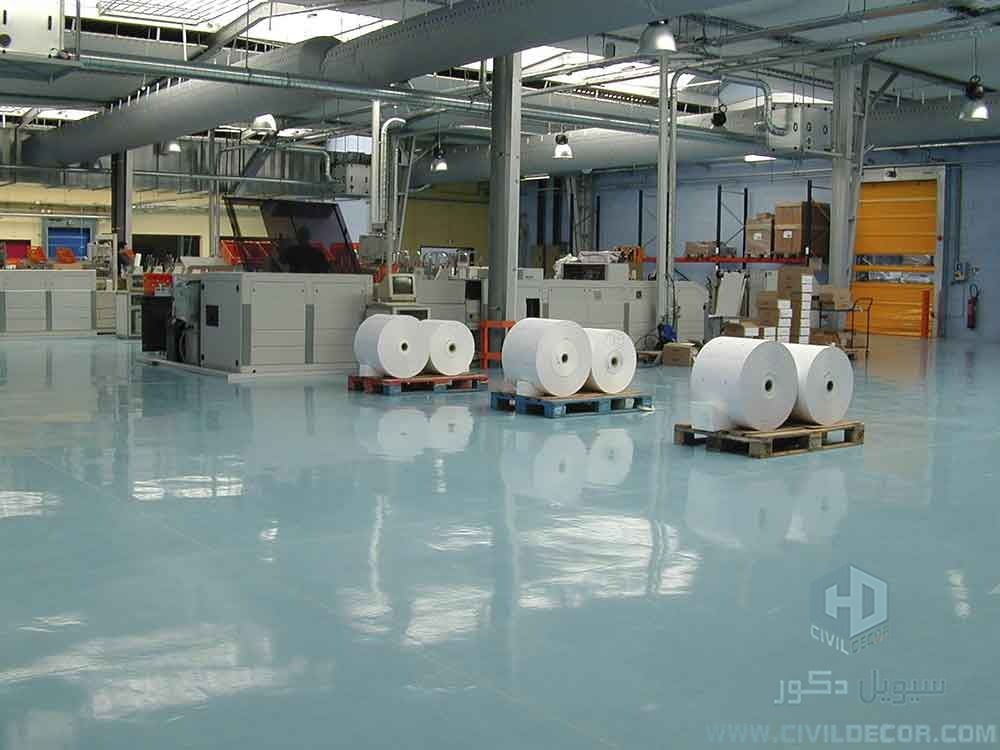 ویژگی های کفپوش اپوکسی صنعتی