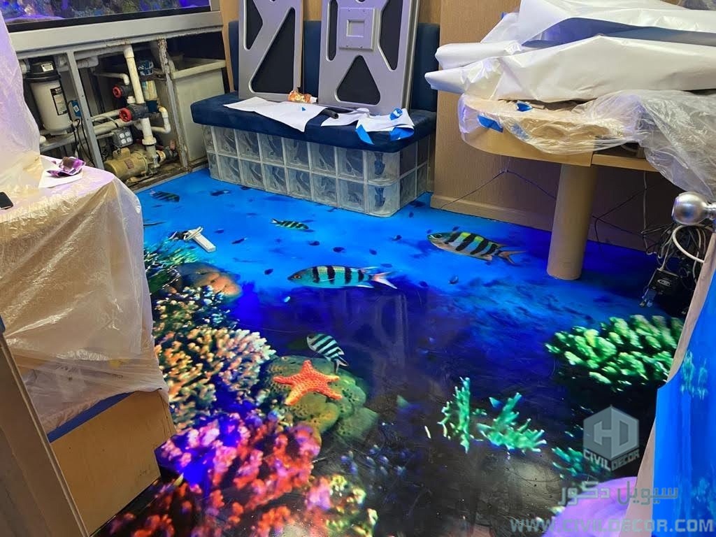 کفپوش اپوکسی سه بعدی